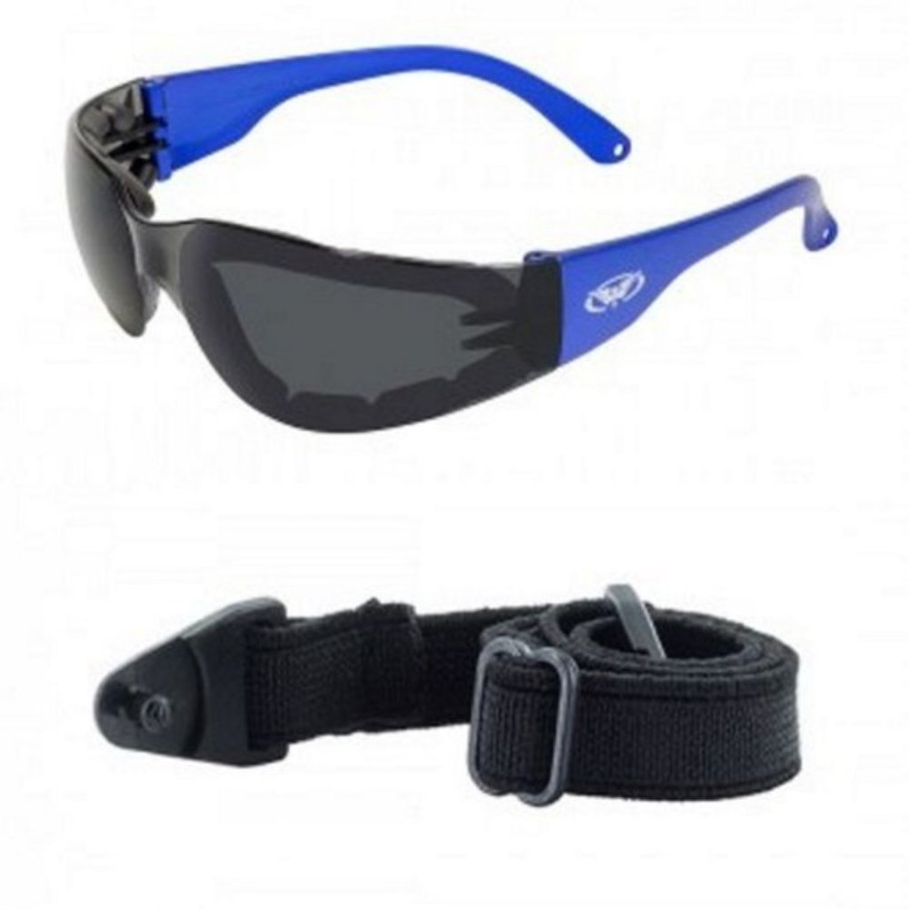 Z87 Padded Motorcycle Sunglasses Glasses Strap ATV